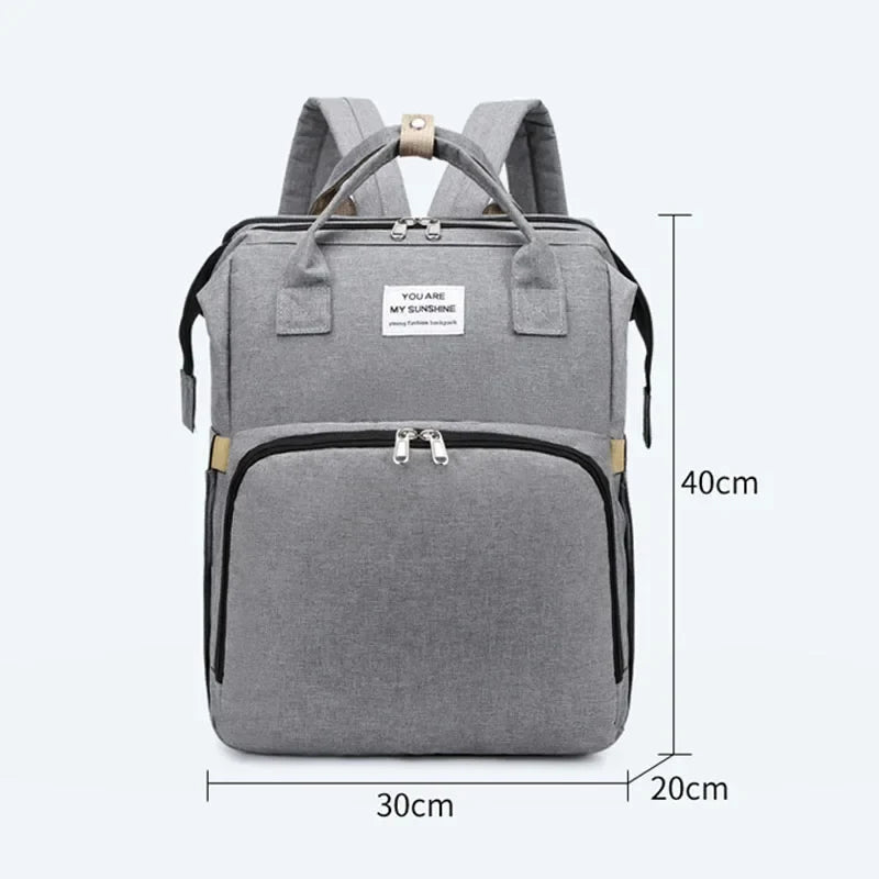 Mummy Diaper Backpack with Changing Mat – Large Travel Bag