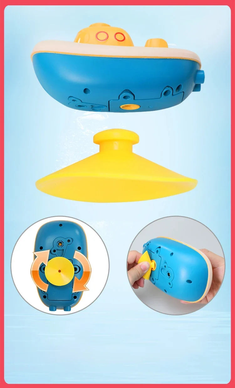 Duck Spray Water Bath Toy – Baby Shower Bathtub Water Toy Set