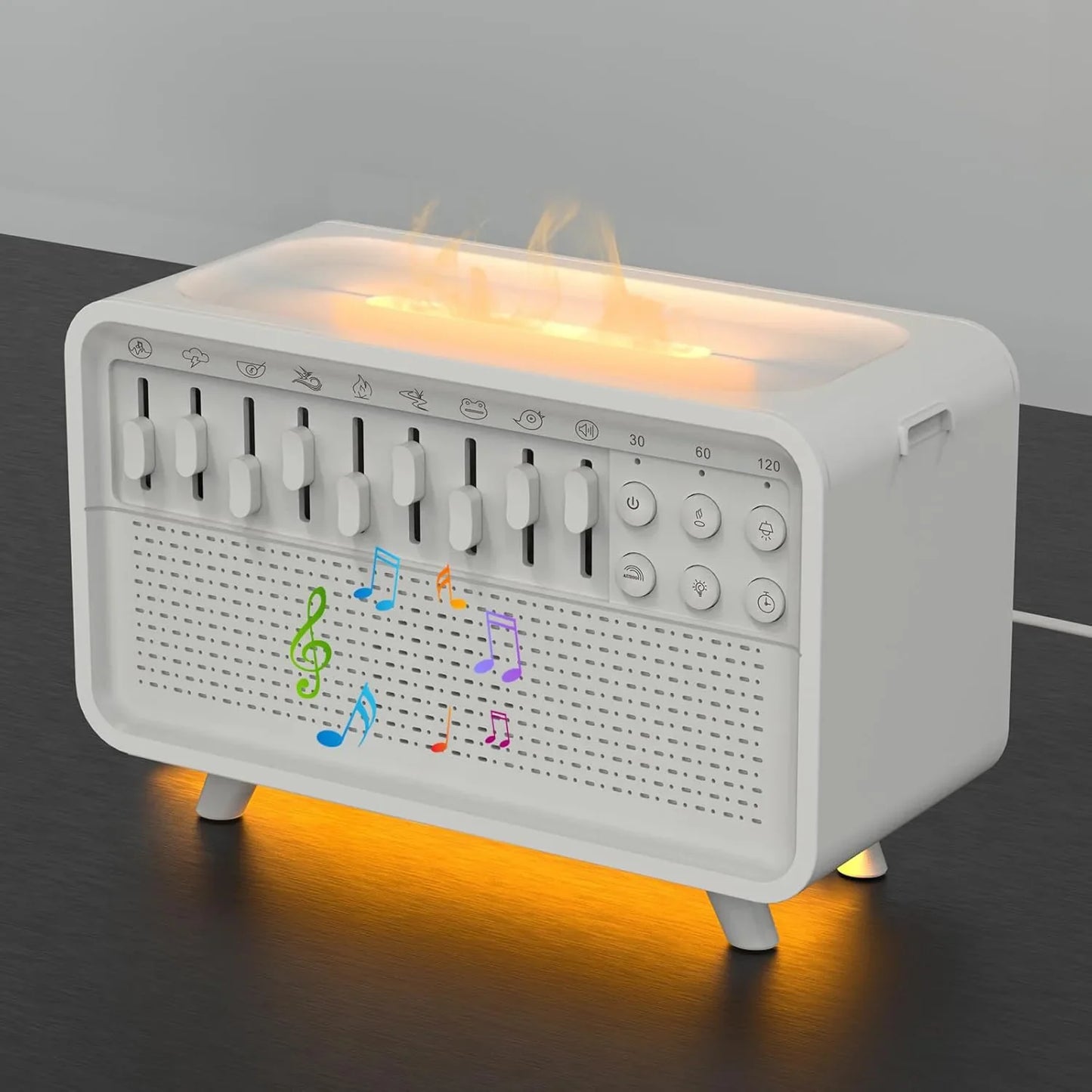 4-in-1 Baby White Noise Machine, Diffuser & Night Light