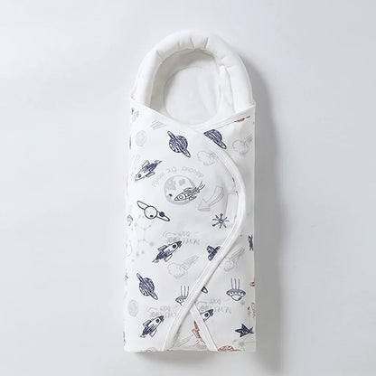 Cotton Baby Swaddle Wrap Blanket – Anti-Startle, 0–6 Months