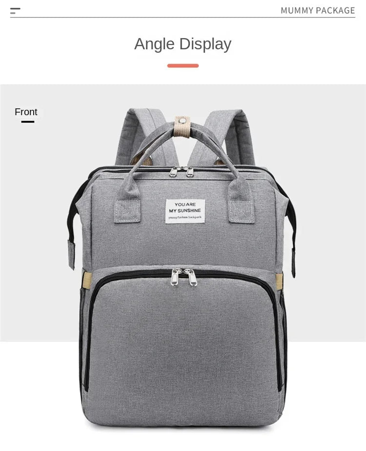 Mummy Diaper Backpack with Changing Mat – Large Travel Bag