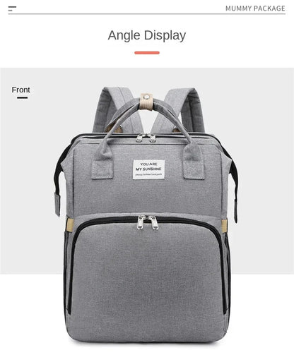 Mummy Diaper Backpack with Changing Mat – Large Travel Bag