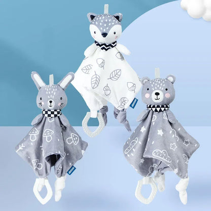 Baby Security Blanket – Plush Comforter & Rattle Toy