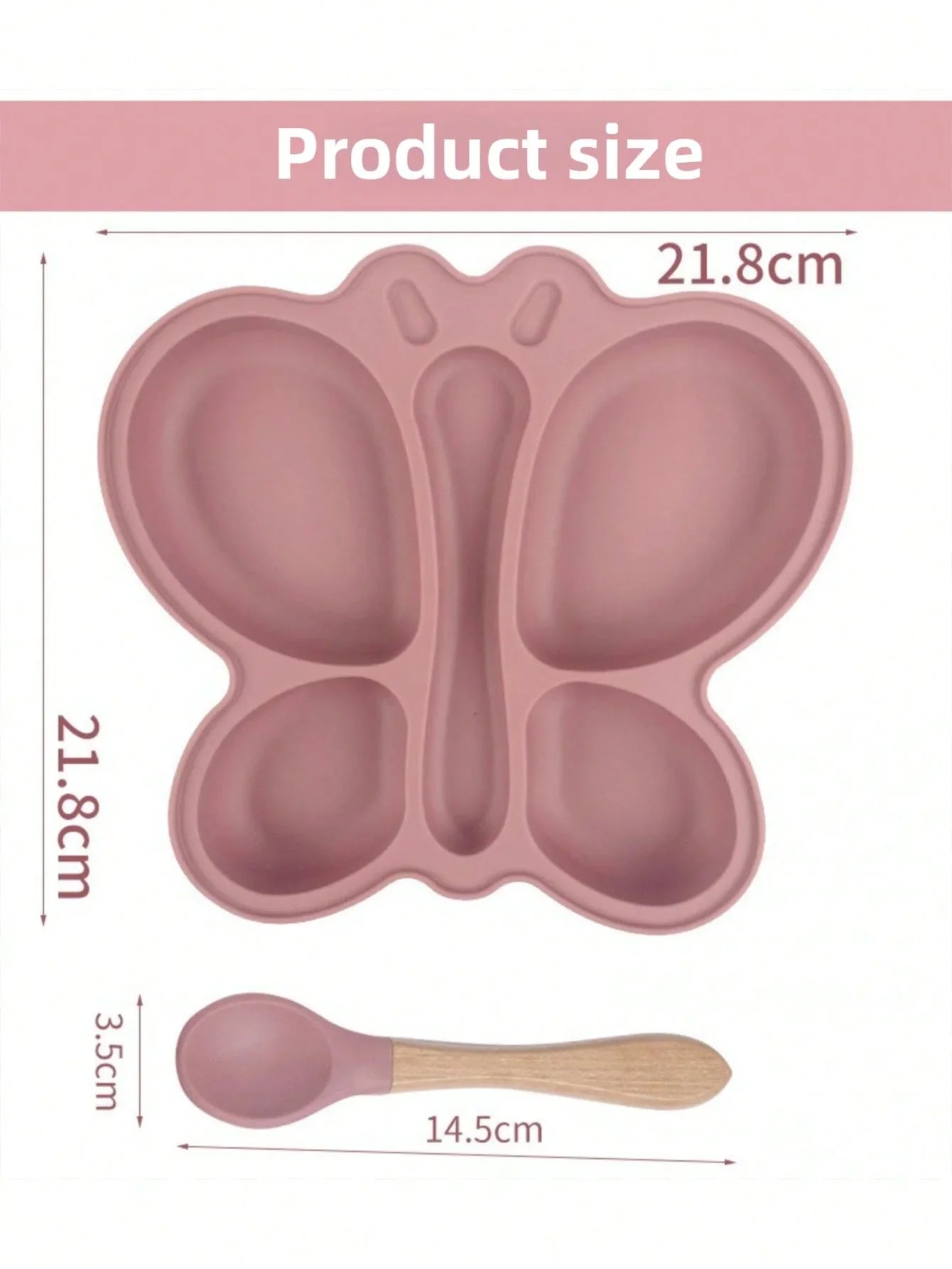 Baby Silicone Plate & Bowl Set – 2pc Non-Slip Suction