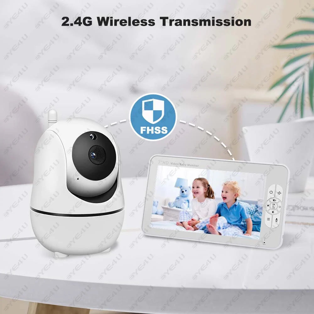 5" HD Video Baby Monitor – PTZ Camera & Night Vision