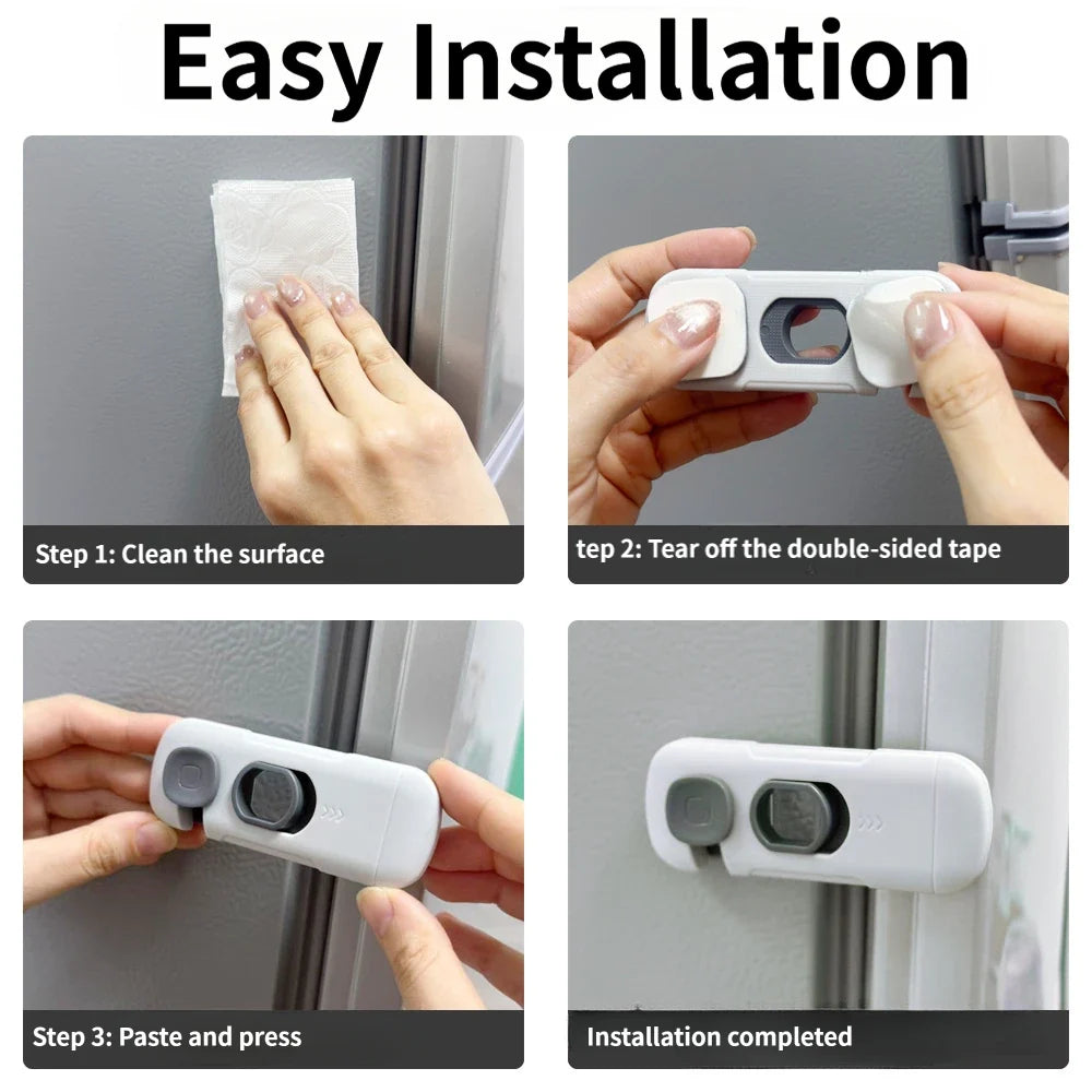 Child Safety Cabinet Locks 2-Pack – No-Tool, Universal Fit