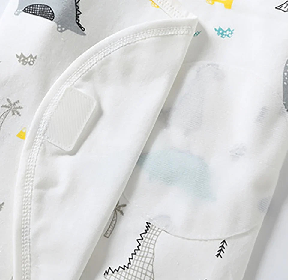 Cotton Baby Swaddle Wrap Blanket – Anti-Startle, 0–6 Months