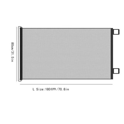 Retractable Safety Gate – No-Drill Childproof Mesh Fence for Hallways, Stairs & Doorways