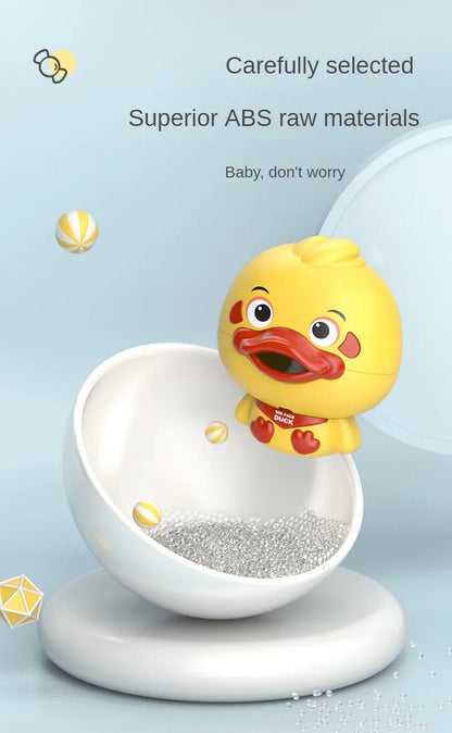 Bubble Duck Baby Bath Toy – Musical Bubble Maker for Toddler Bathtub Fun