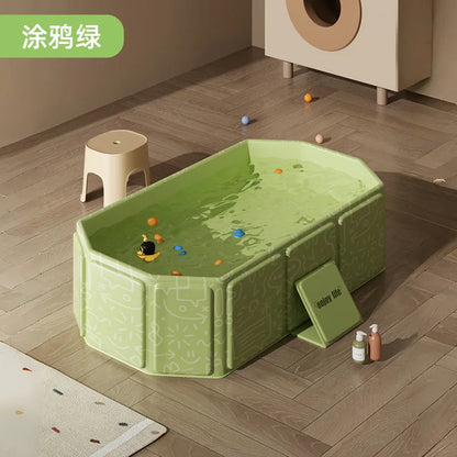 Large Baby Bathtub 0-5 Year Old Children Foldable Tub Babies Sit Lie Down All-in-One Newborn Bathing Basin Keep Warm Baby Tubs