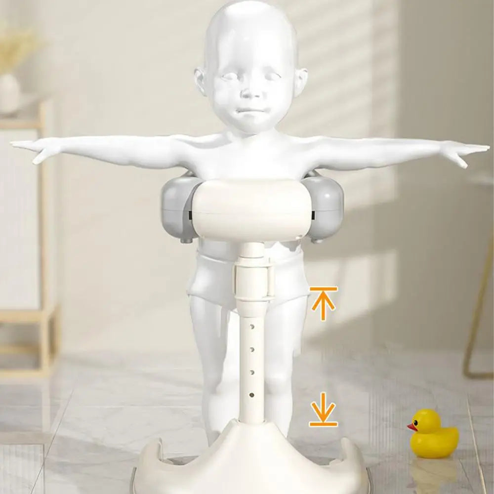 Non-Slip Baby Shower Stand – Foldable Adjustable Height Bath Support for Toddlers