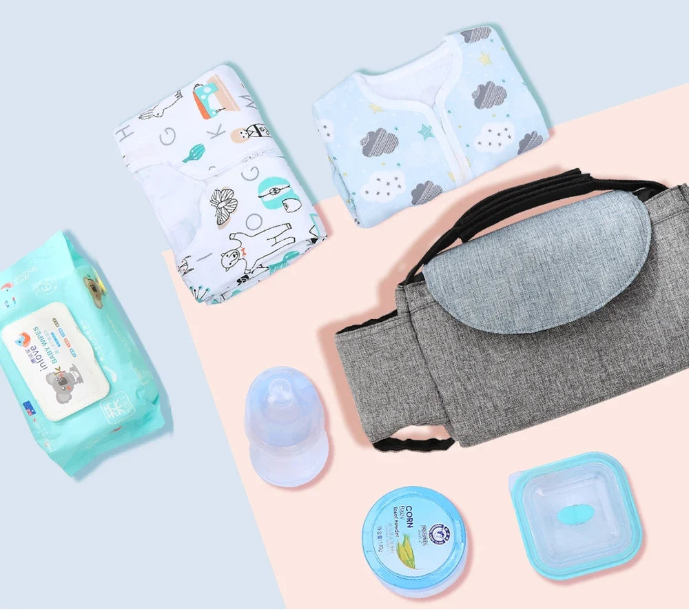 Insulated Baby Bottle Bag & Diaper Organiser