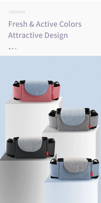 Insulated Baby Bottle Bag & Diaper Organiser