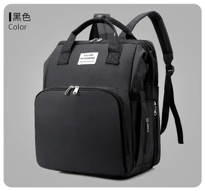 Mummy Diaper Backpack with Changing Mat – Large Travel Bag
