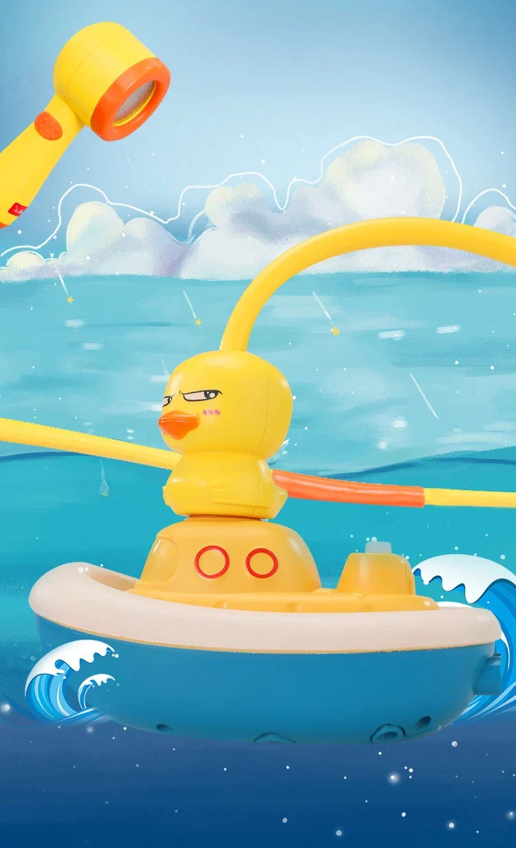 Duck Spray Water Bath Toy – Baby Shower Bathtub Water Toy Set