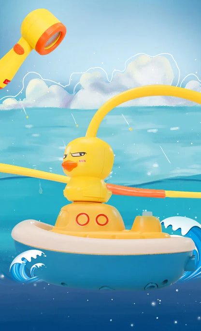 Duck Spray Water Bath Toy – Baby Shower Bathtub Water Toy Set