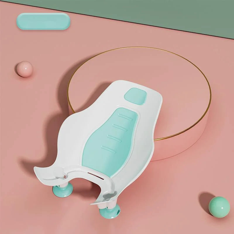 Portable Baby Wash Basin – Non-Slip PP Plastic Newborn Bath Tub with Suction Base & Drain