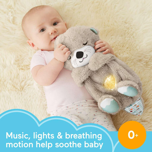 Breathing Baby Bear, Sleep and Playmate, Musical Stuffed Plush Toy with Light & Sound