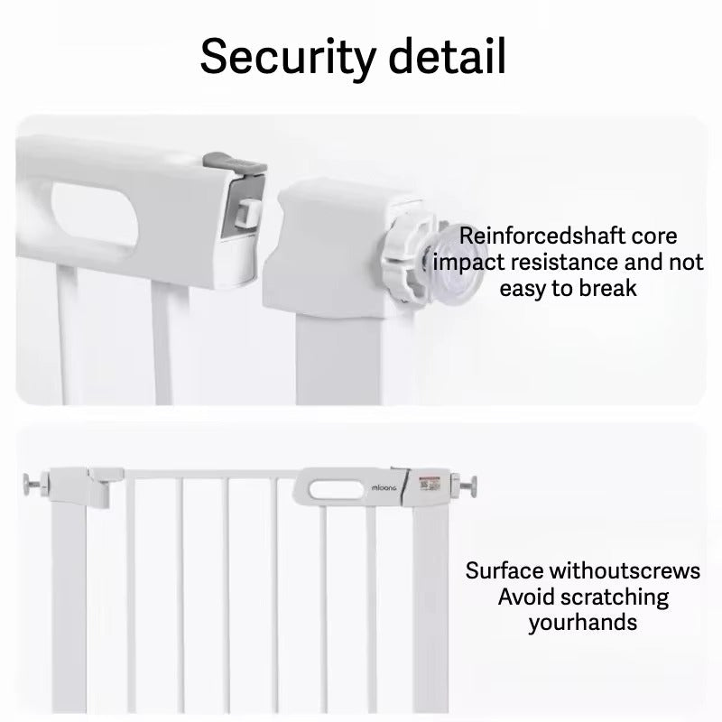 No-Drill Adjustable Baby Safety Gate – Pressure-Mounted Child Barrier for Doorways, Stairs, and Balcony