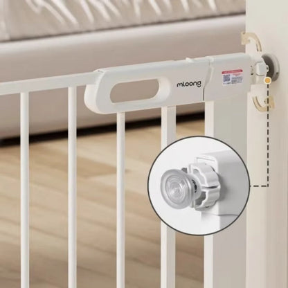 No-Drill Adjustable Baby Safety Gate – Pressure-Mounted Child Barrier for Doorways, Stairs, and Balcony